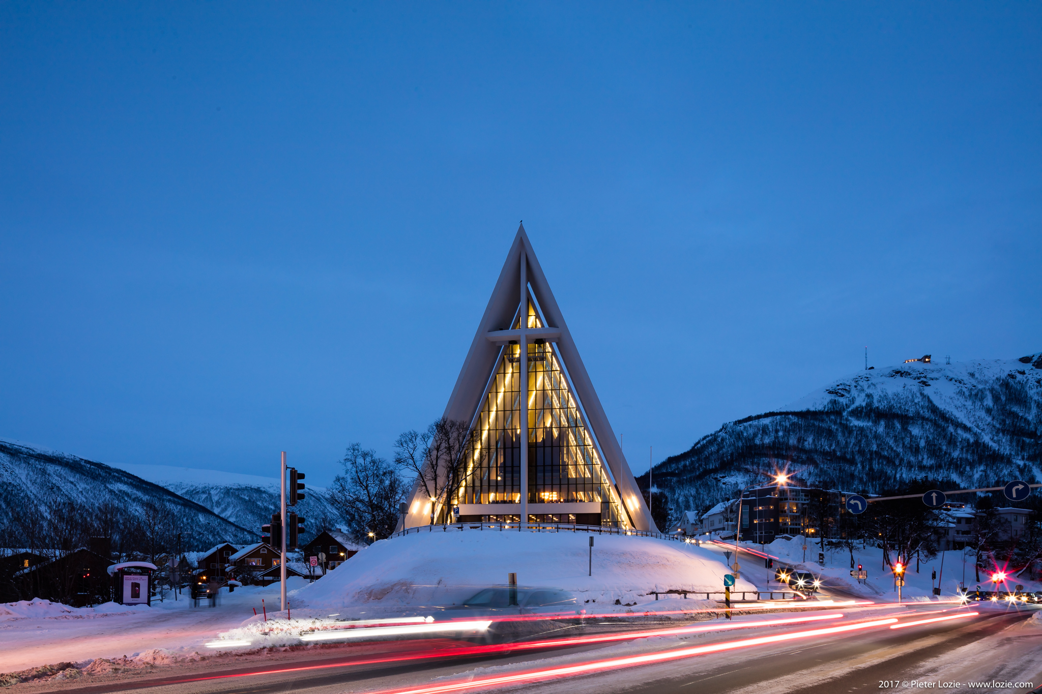 Ishavskatedralen The Arctic Cathedral Tromso Norway Pieter Lozie Ishavskatedralen The Arctic Cathedral Tromso Norway Pieter Lozie