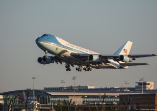 Air Force One Brussels Airport 2017
