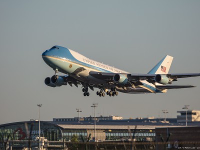 Air Force One Brussels Airport 2017