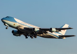 Air Force One Brussels Airport 2017