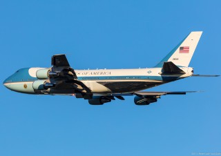 Air Force One Brussels Airport 2017