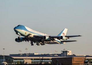 Air Force Two Brussels Airport 2017