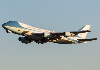 Air Force Two Brussels Airport 2017
