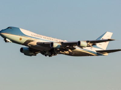 Air Force Two Brussels Airport 2017