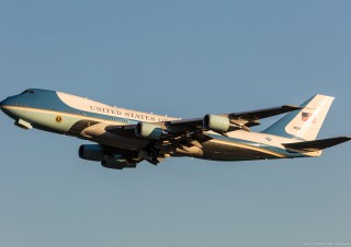 Air Force Two Brussels Airport 2017