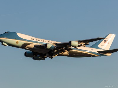 Air Force Two Brussels Airport 2017