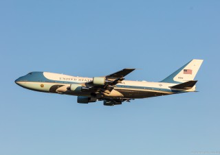 Air Force Two Brussels Airport 2017