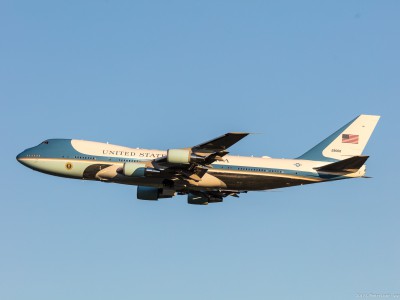 Air Force Two Brussels Airport 2017