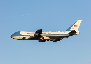Air Force Two Brussels Airport 2017