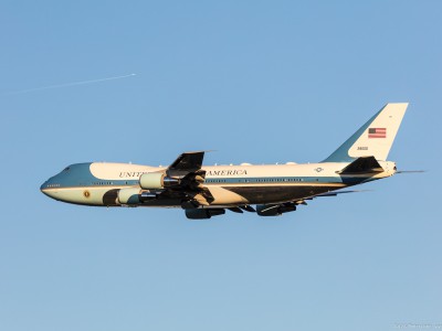 Air Force Two Brussels Airport 2017