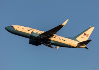 USAF United States Air Force Boeing C-40B Brussels Airport 2017