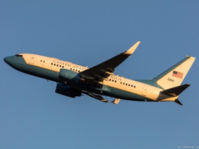USAF United States Air Force Boeing C-40B Brussels Airport 2017