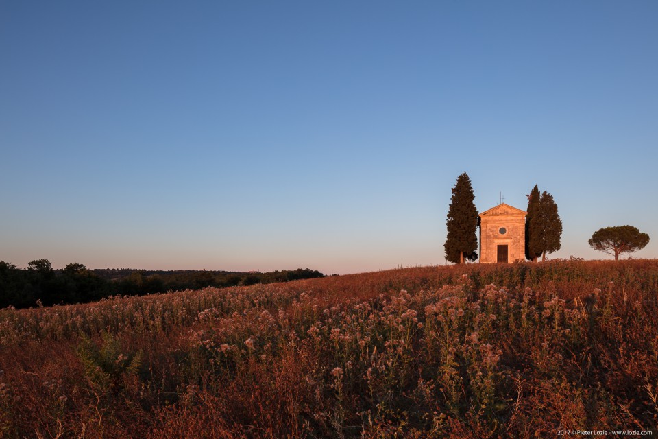 Chapel, Vitaleta, Tuscany, Italy