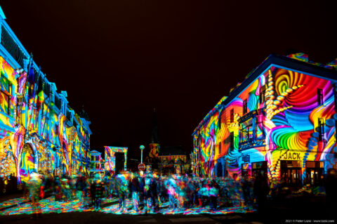 Diving in the Sea of Colors by Daniel Margraf, Lichtfestival 2021, Gent