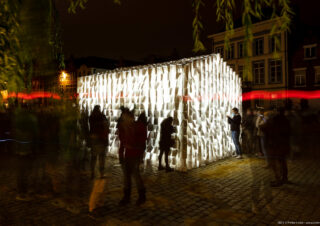 On Blank Pages by Luzinterruptus, Lichtfestival 2021, Gent