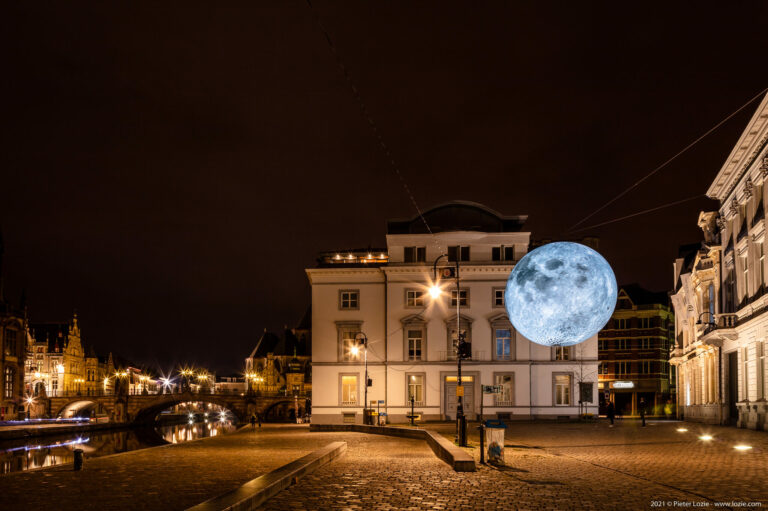 Museum of the Moon, Lichtfestival 2021, Gent